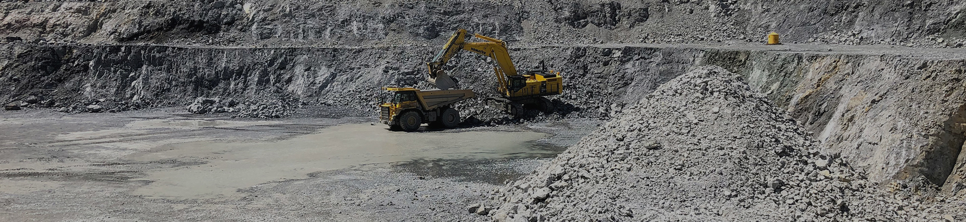 mining project working site