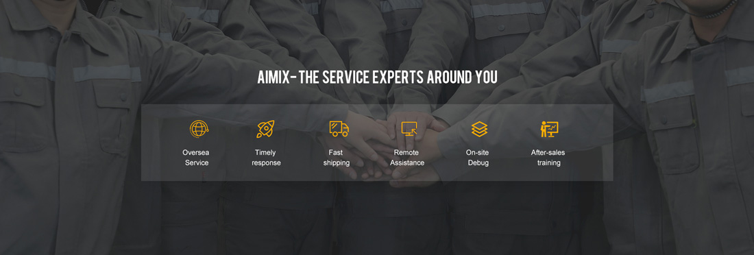 service team in AIMIX GROUP