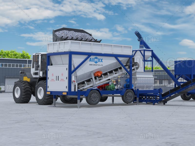 jual batching plant portable Indonesia