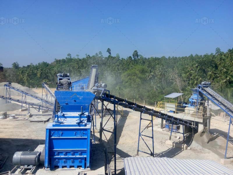 Mesin crusher batu large  aggregate production