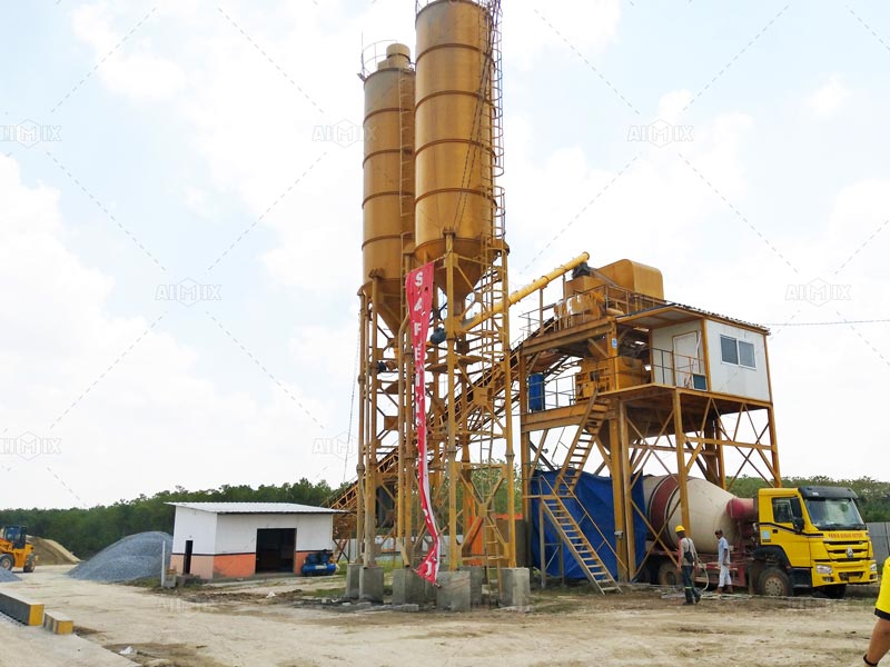 90m3/h concrete batching plant for sale