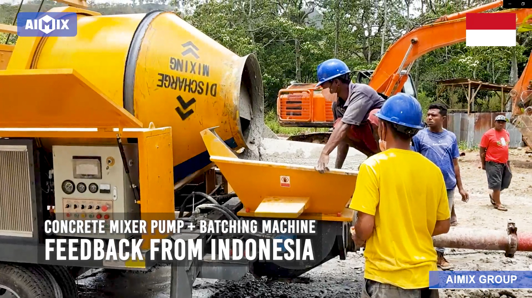 concrete mixing pump in Kupang