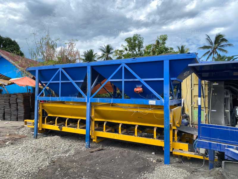 batching machine used in concrete project