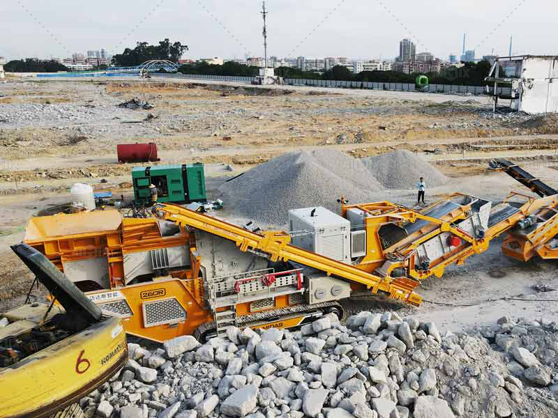Aimix agregat mobile crushing plant for sale