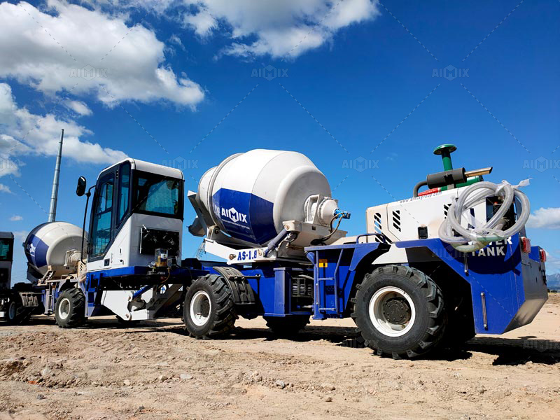 AS1.8-1.8m³-self loading concrete truck mixer