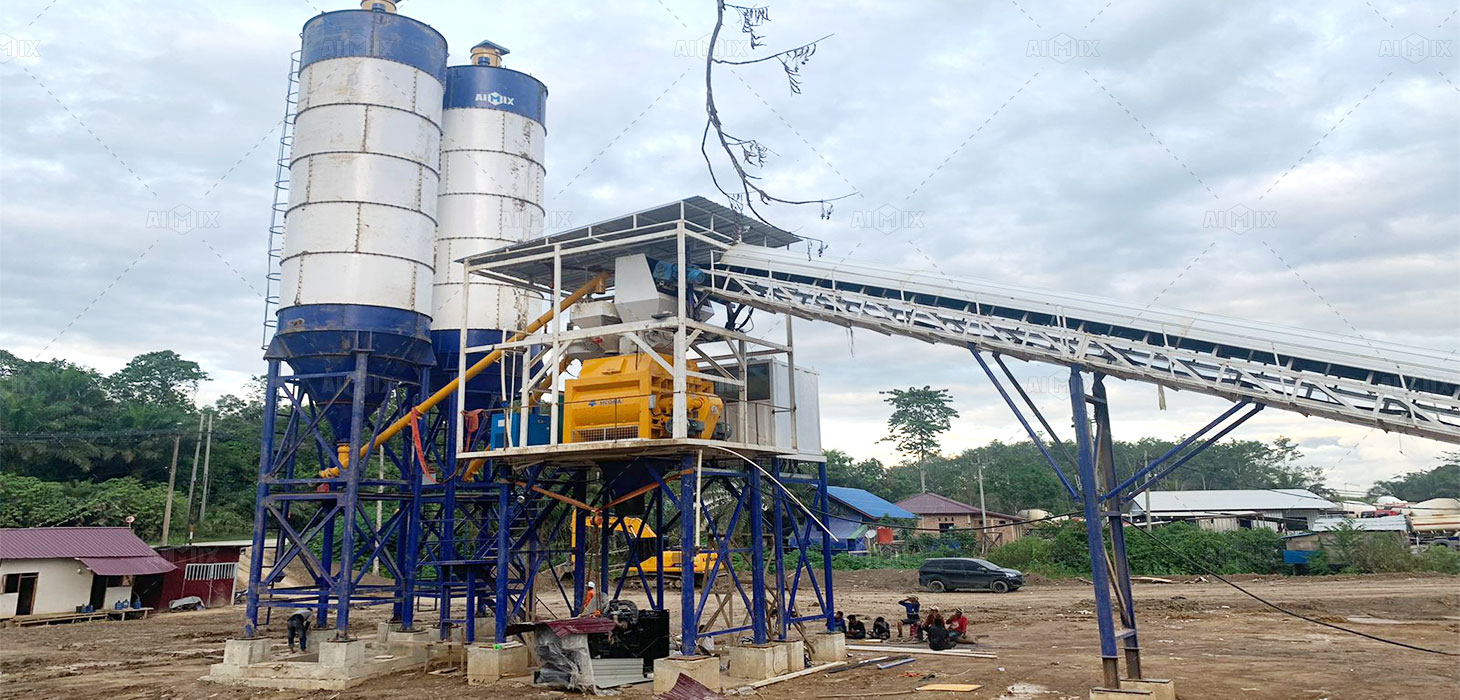 supplier mesin batching plant di Aimix Group
